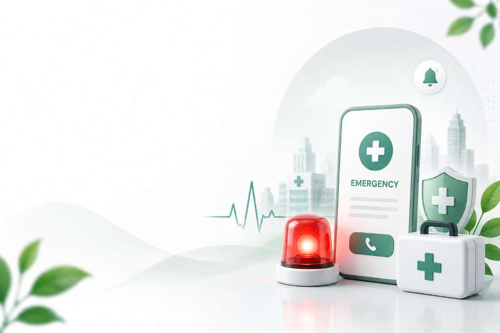 24/7 Emergency Medical Response 3D Banner