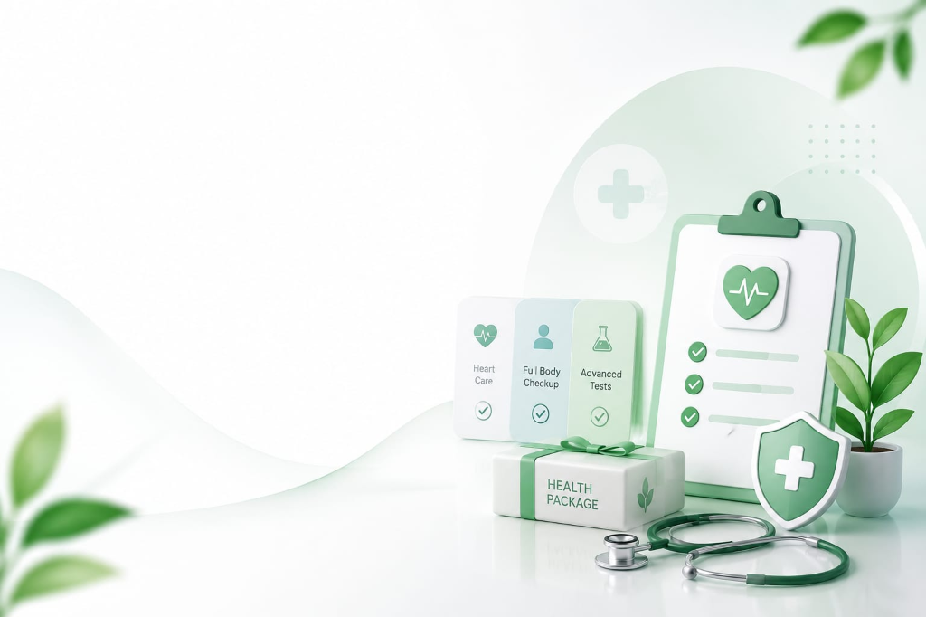 Comprehensive Health Packages 3D Banner