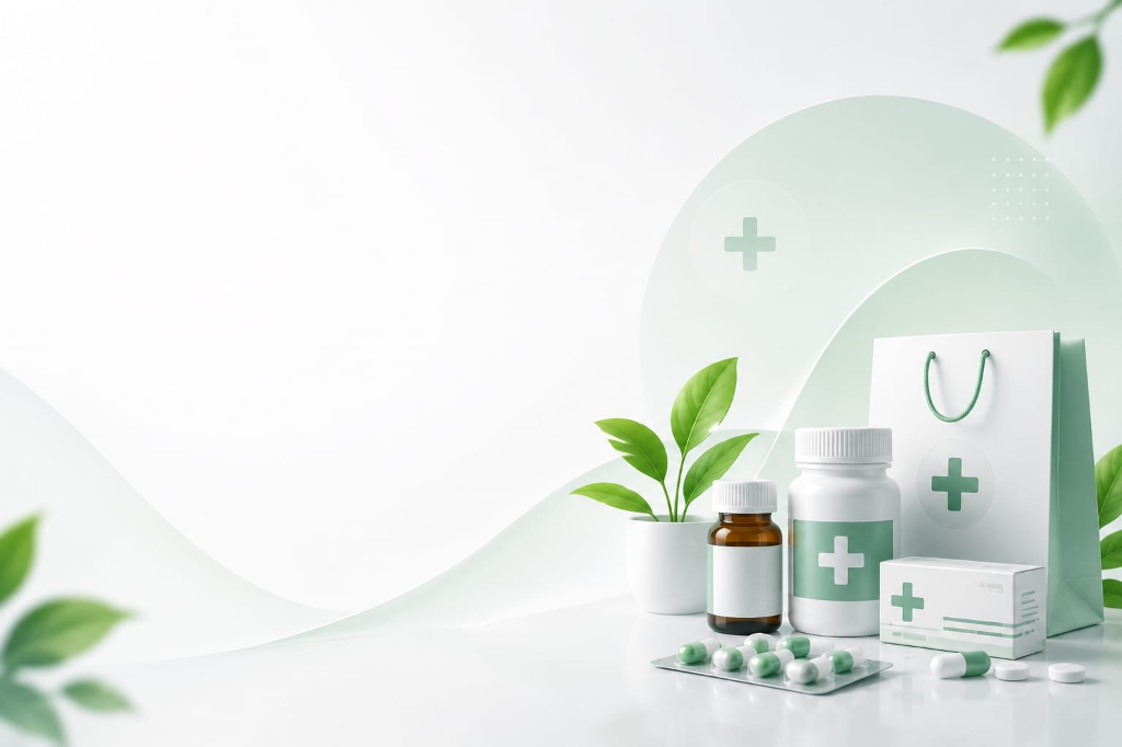 Pharmacy Medicines & Deliveries 3D Banner